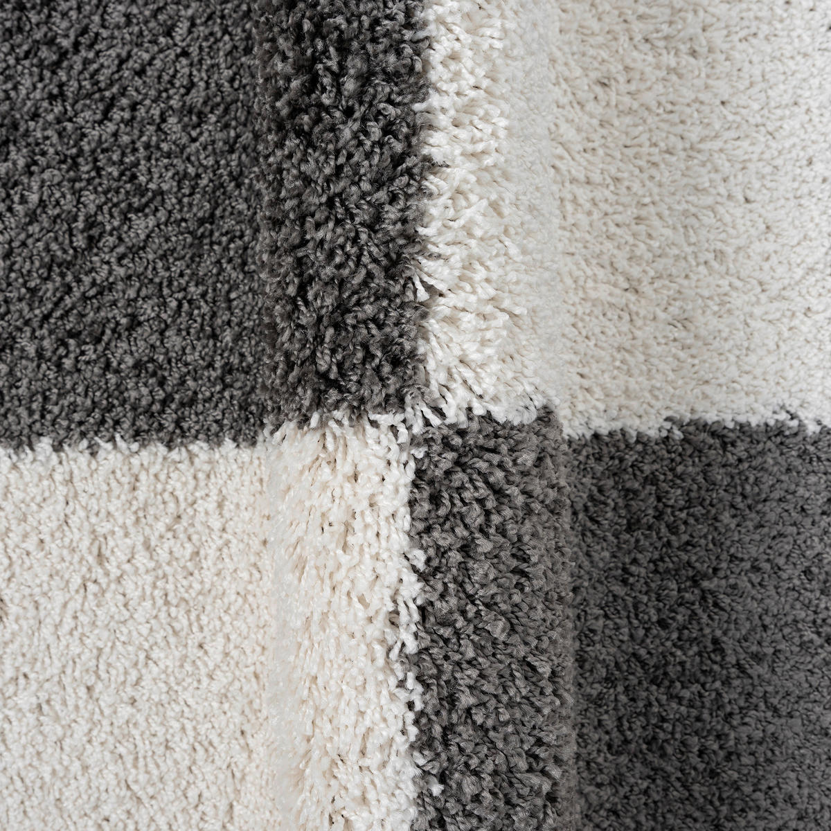 Sanat Hochflorteppich MILANO grau B/L: ca. 140x200 cm MILANO - grau (140,00/200,00cm) - Sanat