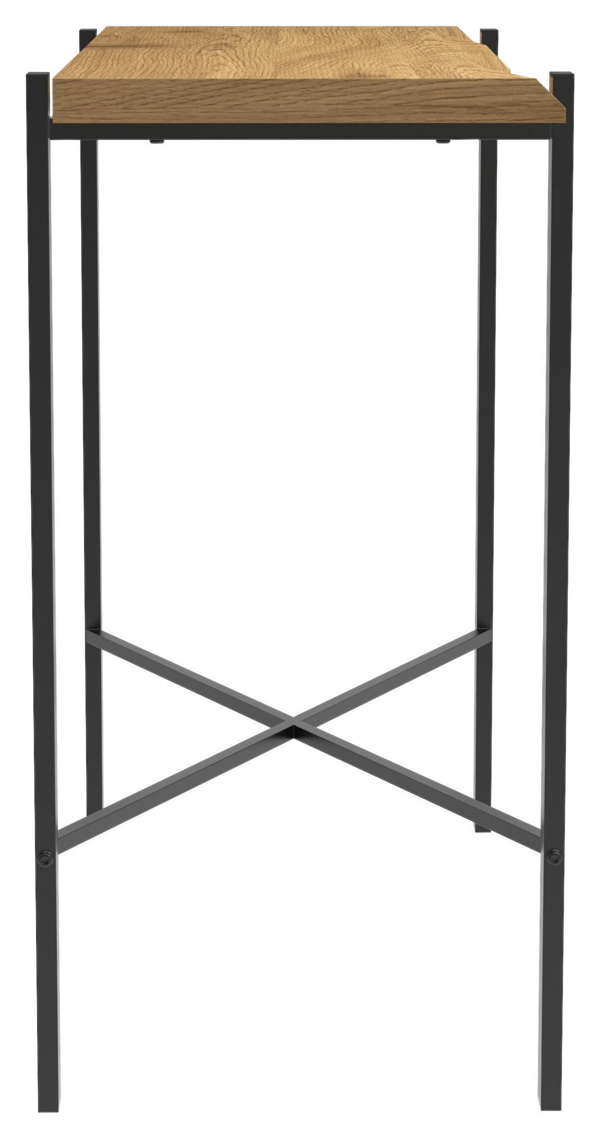 Konsole Almira Eiche Nachbildung schwarz B/H/T: ca. 90x75x38 cm Almira - Eiche/schwarz (90,00/75,00/38,00cm)