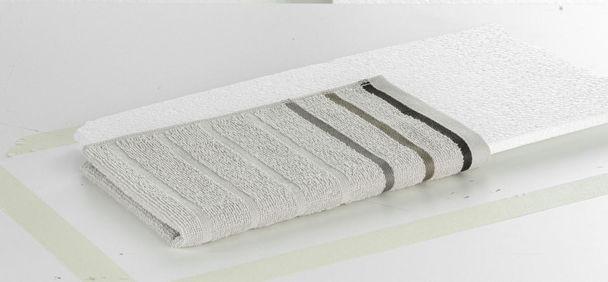 oh cosy Gästetuch Marta Marta - hellgrau (30,00/50,00cm) - oh cosy