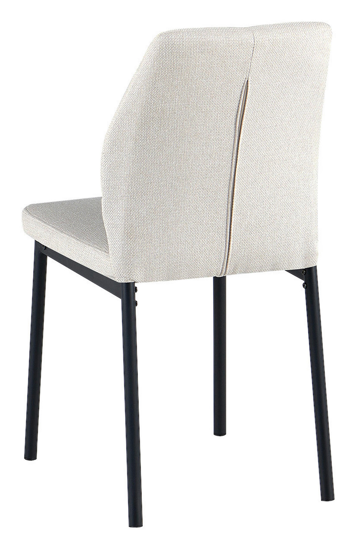 Stuhl Marbella beige Webstoff B/T: ca. 45x56 cm Marbella - beige/schwarz (45,00/56,00cm)