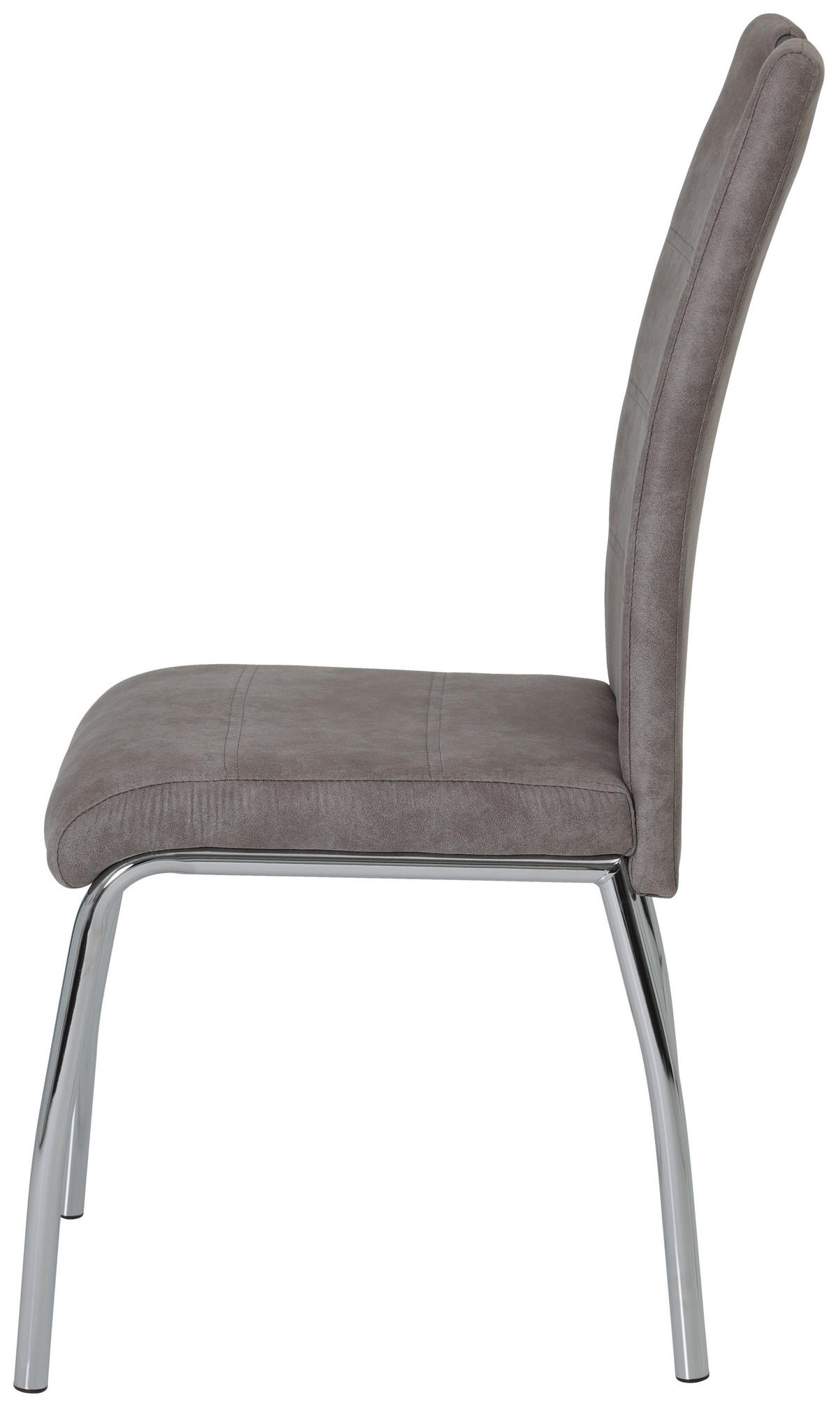 Stuhl Susi 4er Set grau Vintage Microfaser B/H/T: ca. 44x98x61 cm Susi 4er Set - grau (44,00/98,00/61,00cm) - Hela