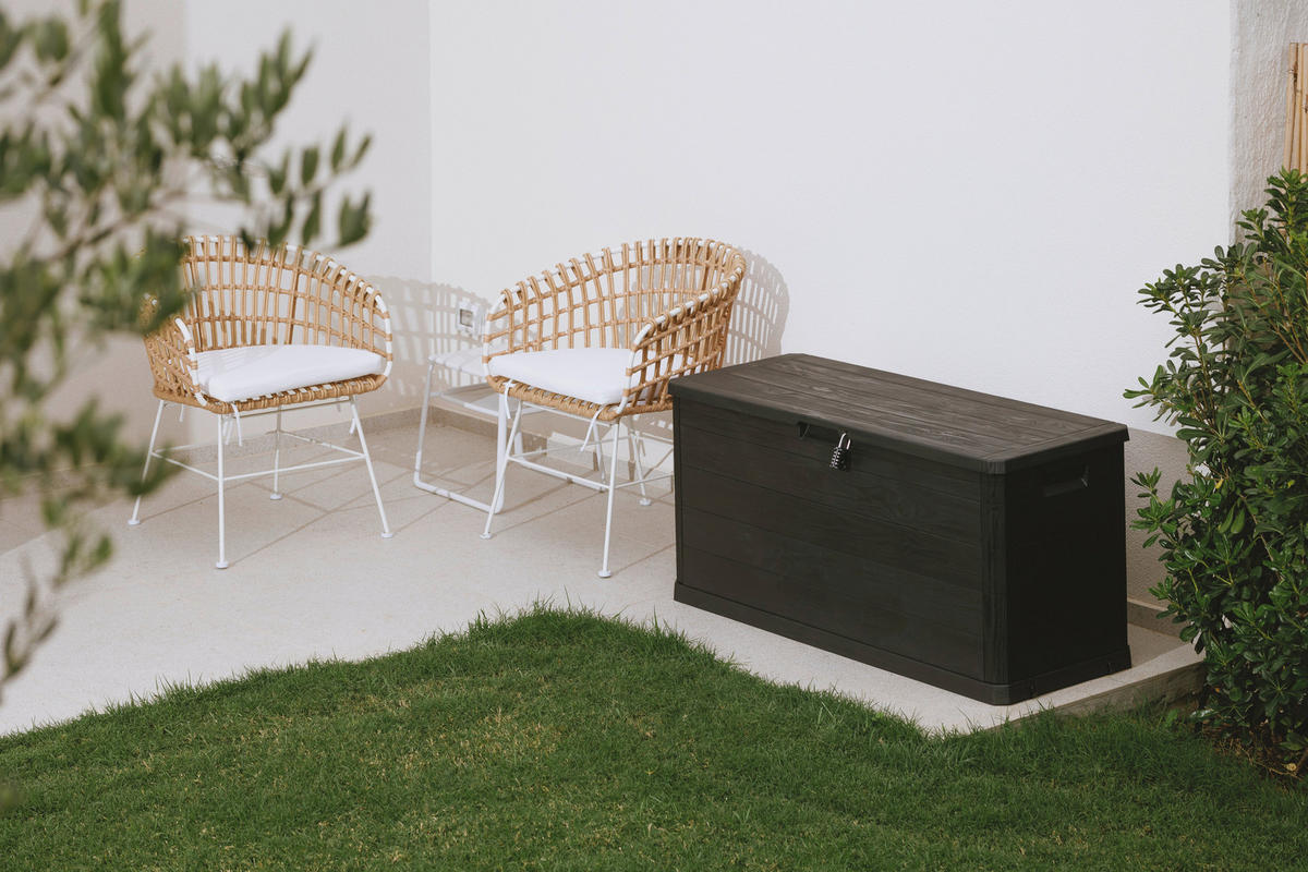 Toomax Aufbewahrungsbox Woodys 280 anthrazit Kunststoff B/H/T: ca. 117x56x45 cm Woodys 280 - anthrazit (117,00/56,00/45,00cm) - Toomax