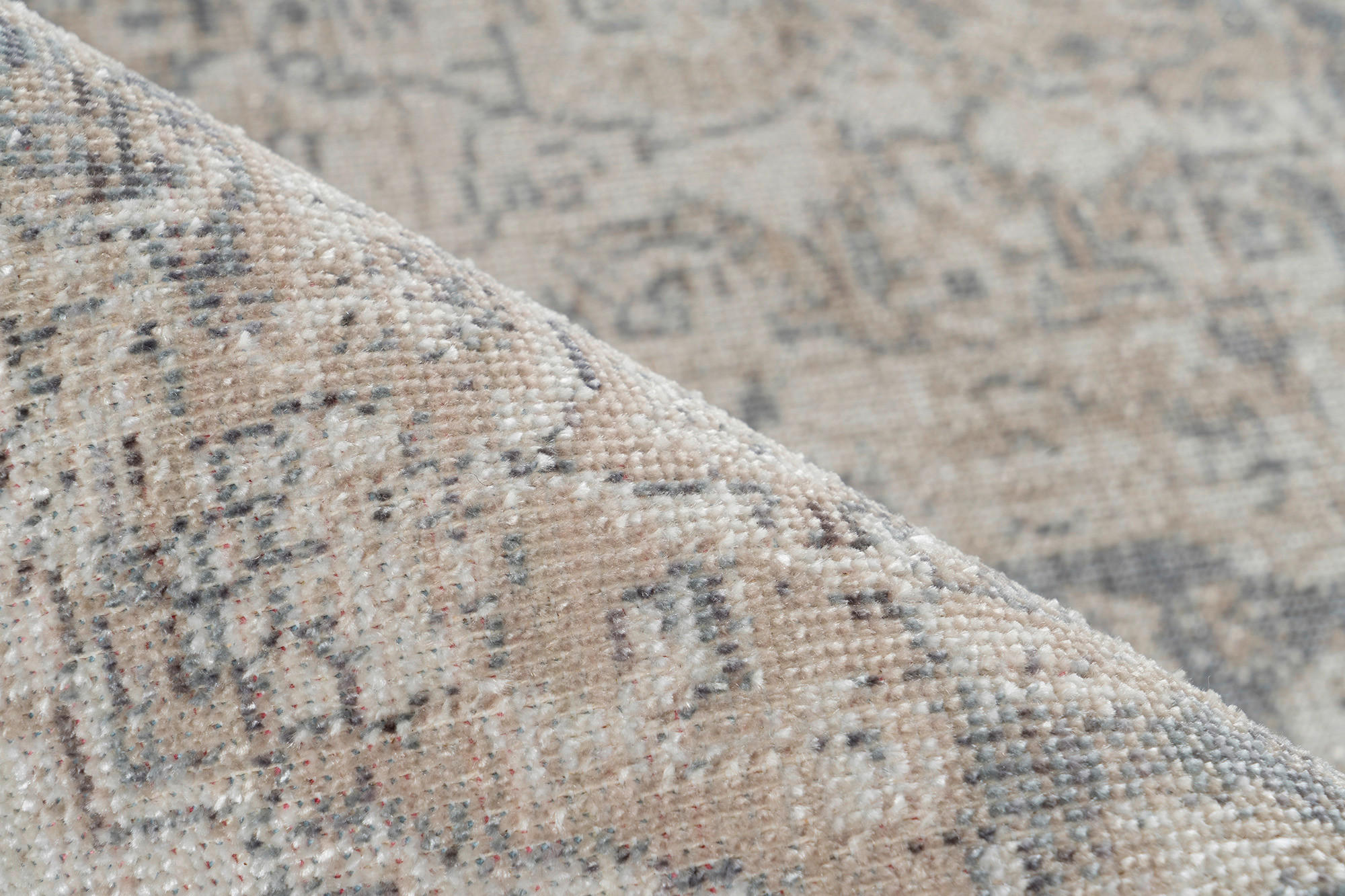 Thumbnail - Kayoom Kurzflorteppich Milan 125 grau B/H/L: ca. 80x0,5x150 cm