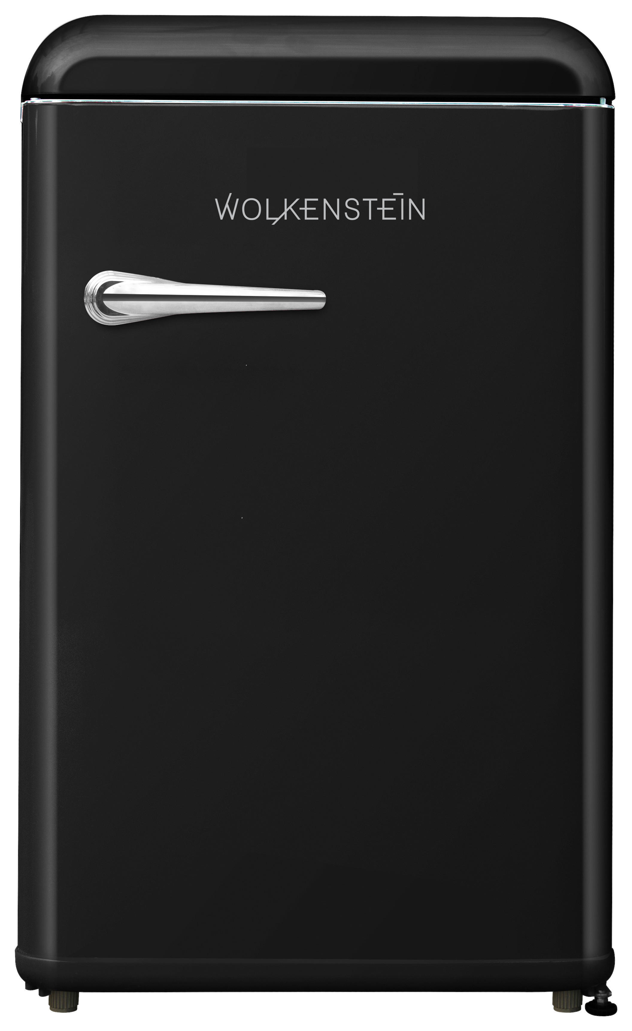 Wolkenstein Kühlschrank WKS125RT SB schwarz B/H/T: ca. 55x90x60 cm
