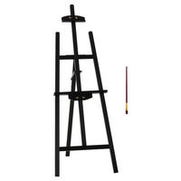 HOMCOM Staffelei schwarz Polypropylen B/H/L: ca. 5x51x71 cm Staffelei - schwarz (71,00/5,00/51,00cm) - HOMCOM