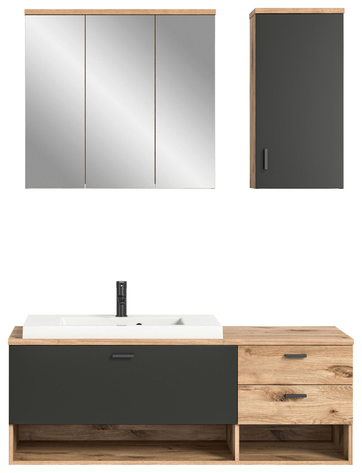 Badezimmer-Set GRADO B/H/T: ca. 140x192x48 cm GRADO - (140,00/192,00/48,00cm) - xonox.home