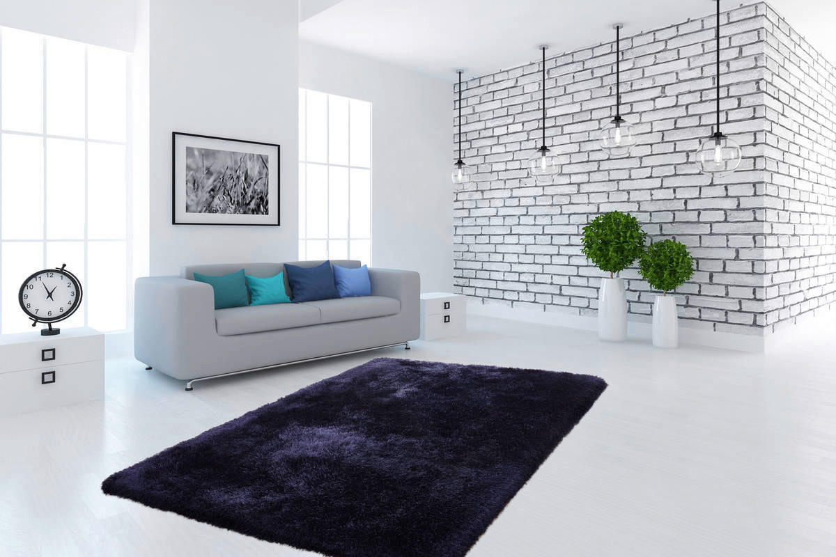 360Living Teppich Cosy blau B/L: ca. 160x230 cm Cosy - blau (160,00/230,00cm) - 360Living