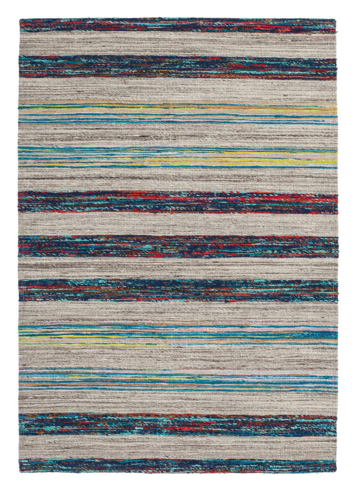 Kayoom Kurzflorteppich Duarte 210 creme B/L: ca. 80x150 cm Duarte 210 - blau/creme (80,00/150,00cm) - Kayoom