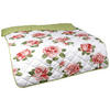 Steppbett Leichtsteppbett Rosen 135x200cm - weiß/rot (135,00/200,00cm)