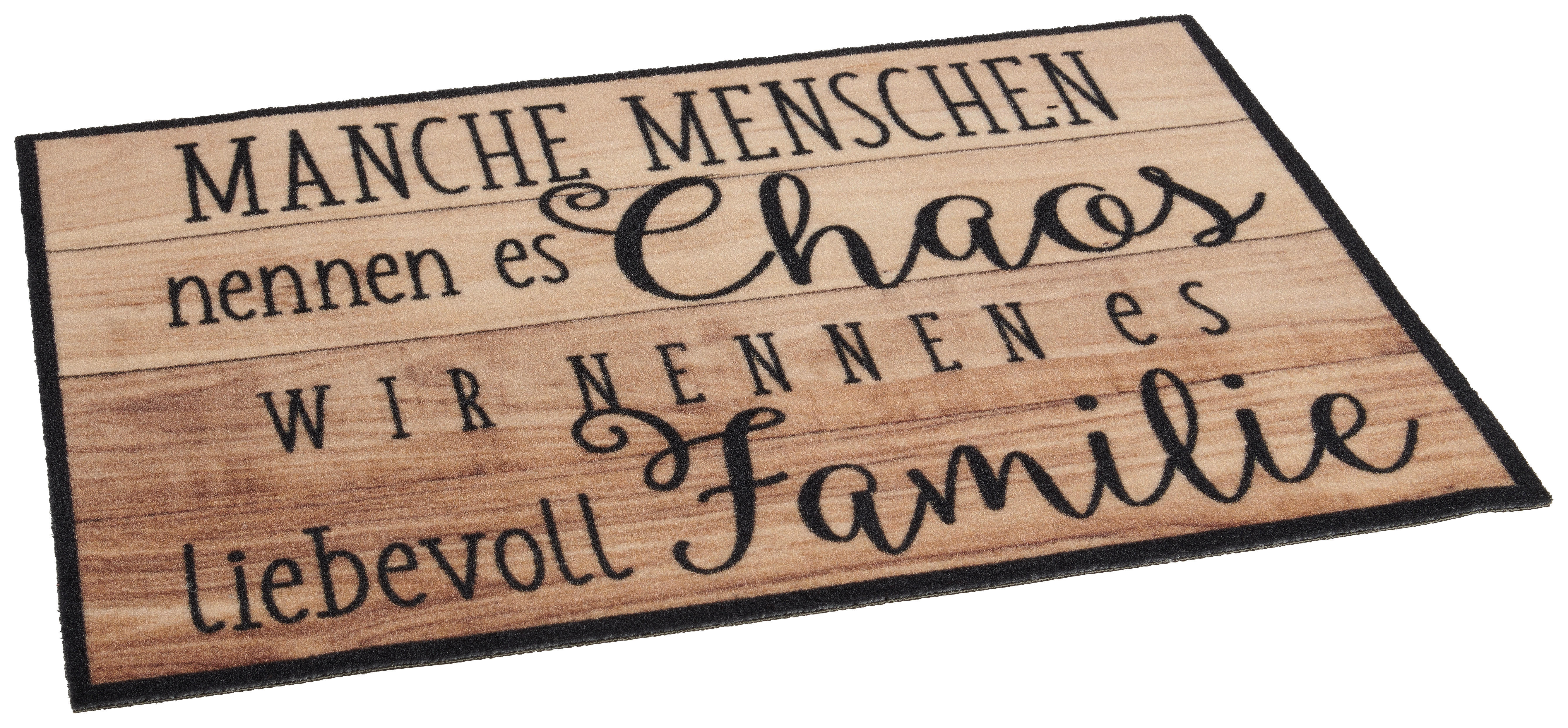 Fußmatte Velvet braun B/L: ca. 40x60 cm Velvet - braun/schwarz (40,00/60,00cm)