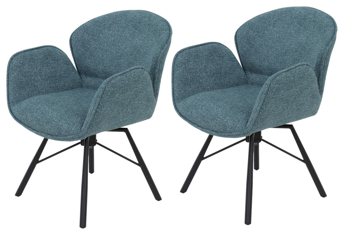 Sessel Bristol, 2er-Set salbei Microfaser B/H/T: ca. 62x83x66 cm Bristol, 2er-Set - salbei (62,00/83,00/66,00cm) - Hela