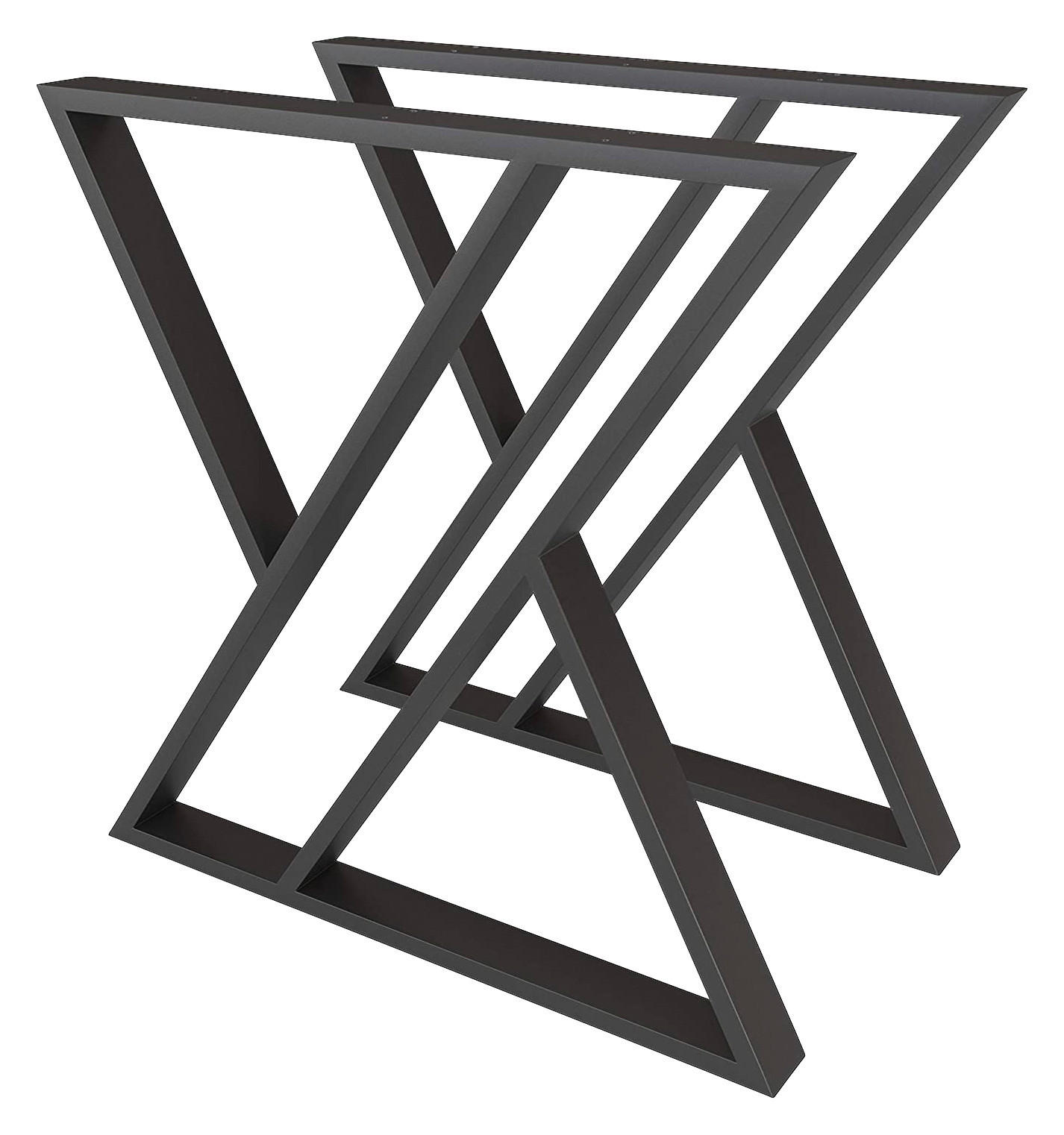Tischgestell OS MA21 schwarz matt pulverbeschichtet B/H: ca. 70x72 cm OS MA21 - schwarz (70,00/72,00cm) - moebel17