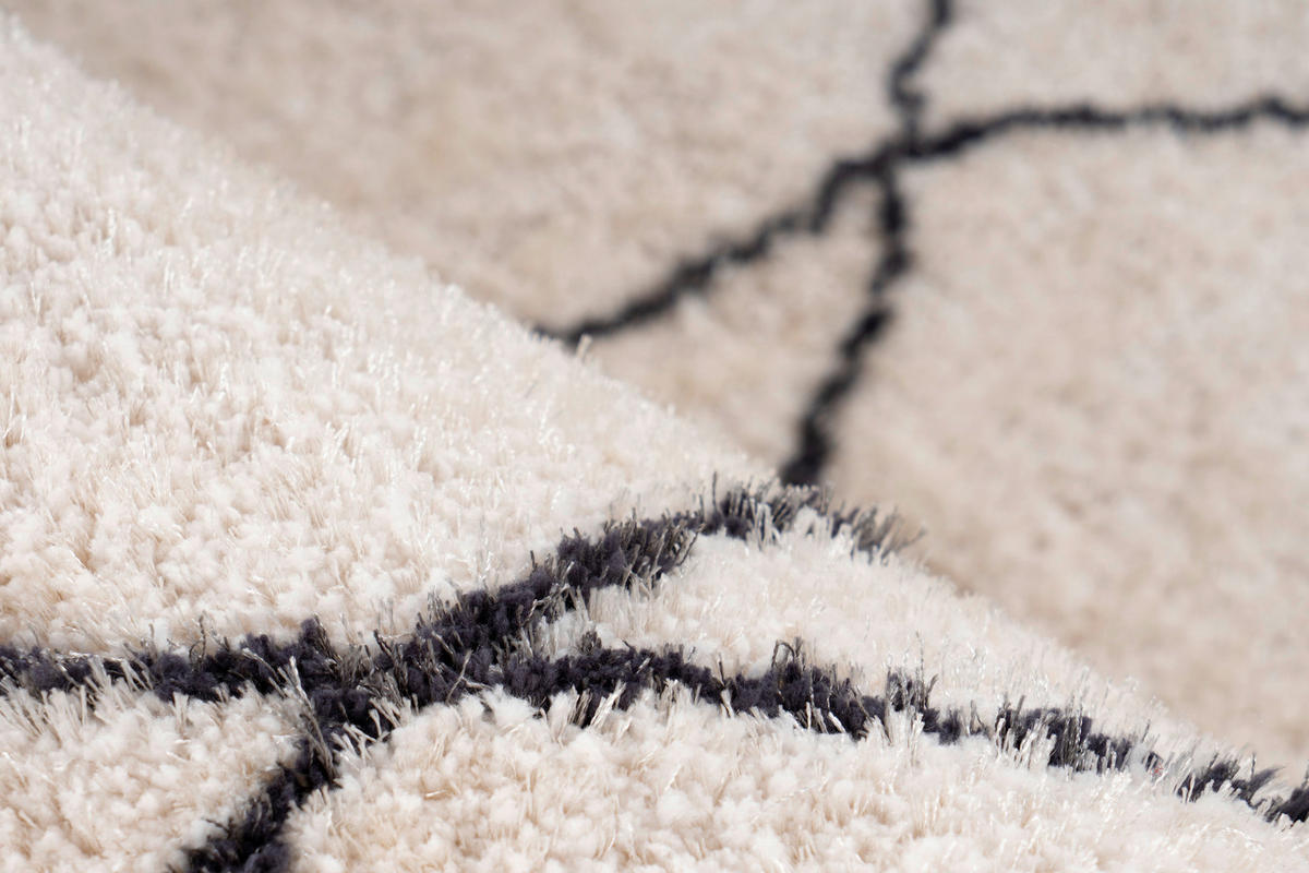 360Living Teppich elfenbein B/L: ca. 80x150 cm Teppich_Orlando 400 80 x 150cm - elfenbein (80,00/150,00cm) - 360Living