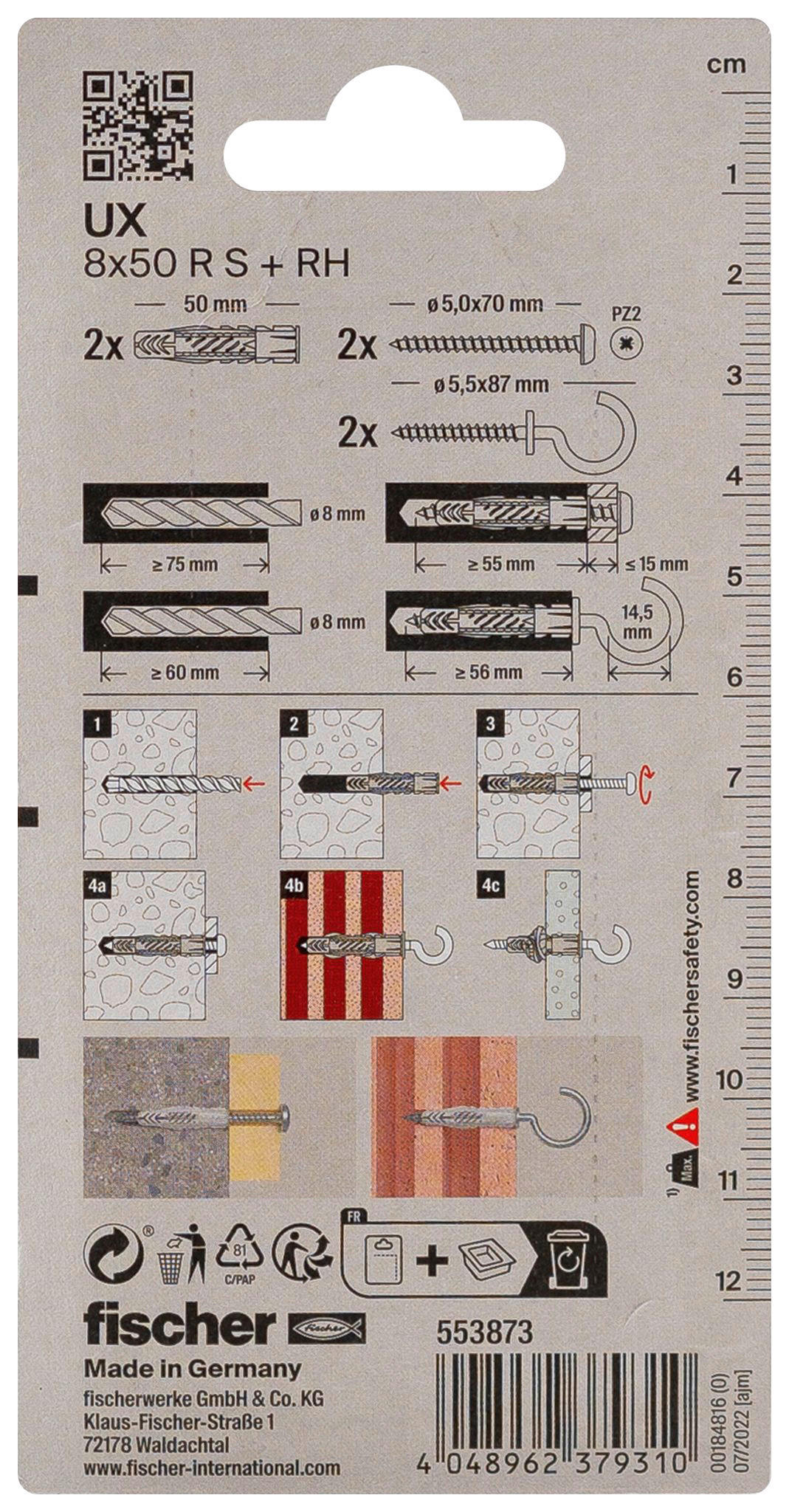 fischer Montage- Set Montageset_Lampe_fischer - fischer
