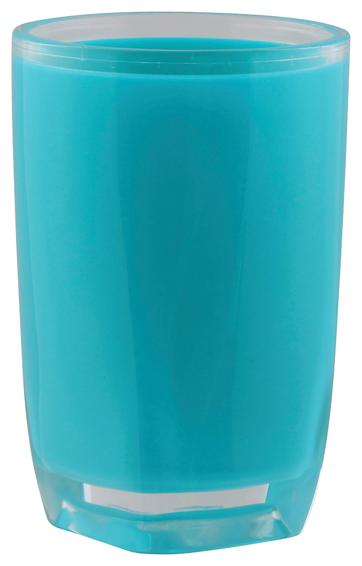 Axentia Zahnputzbecher Graz türkis Kunststoff H/D: ca. 11,5x7,5 cm Graz - türkis (7,50/11,50cm) - Axentia