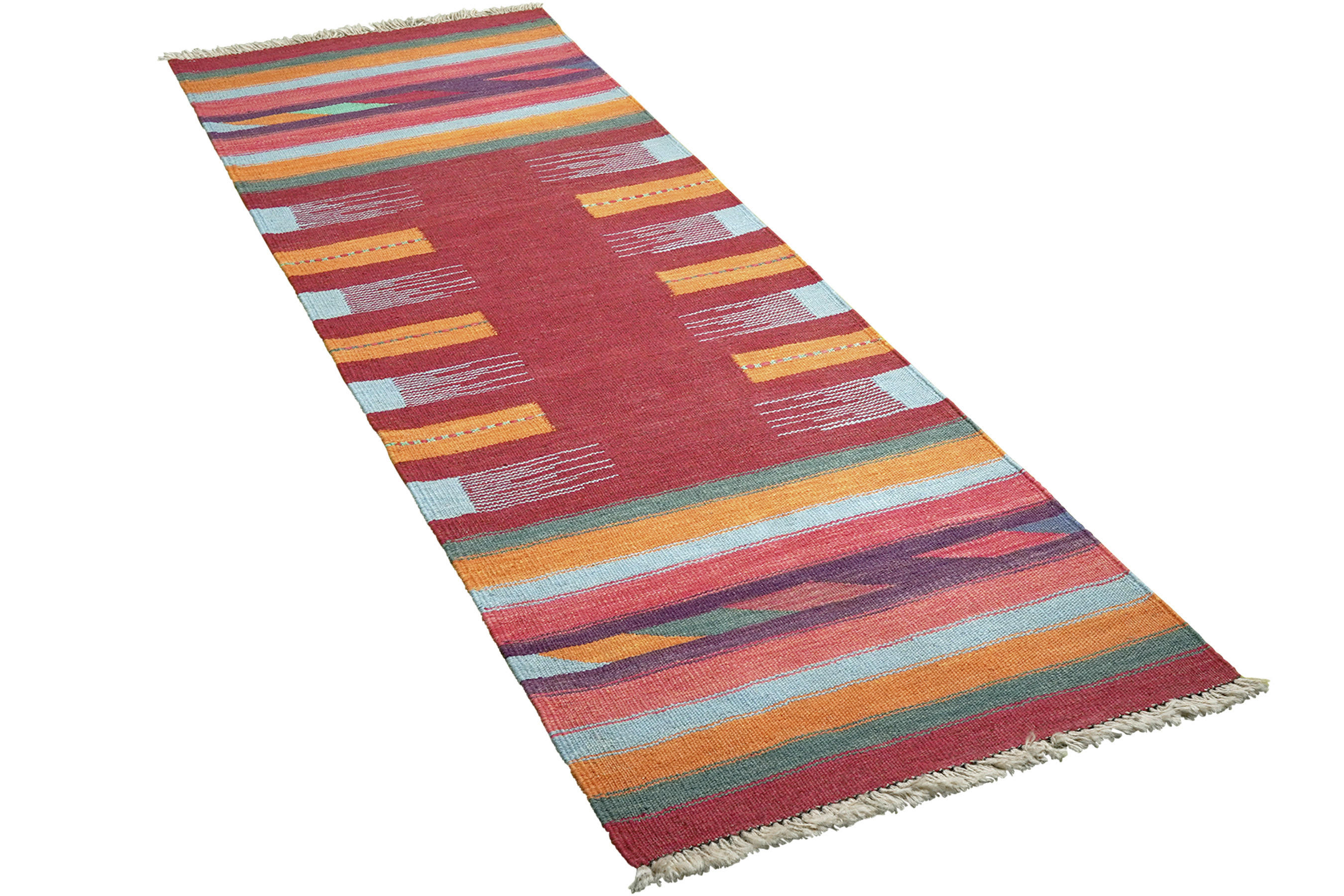 Teppich multicolor B/L: ca. 64x200 cm günstig online kaufen