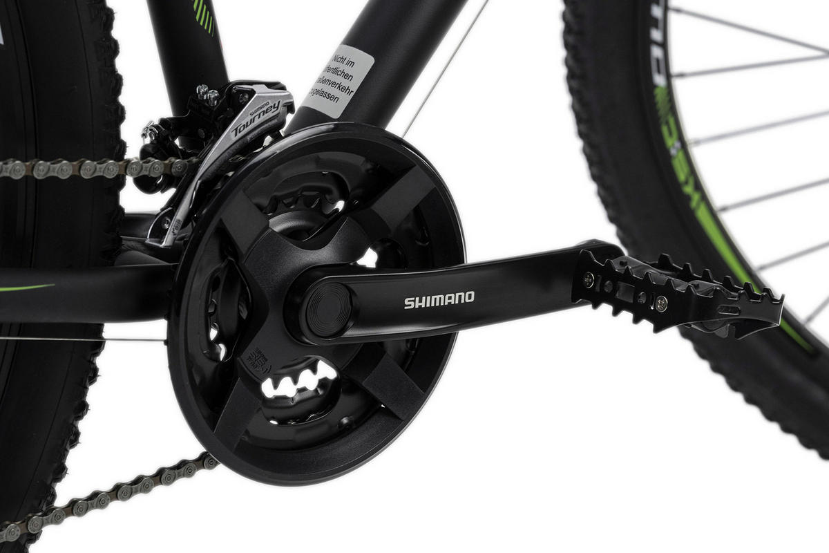 KS-Cycling Mountain-Bike Hardtail Twentyniner Xceed schwarz ca. 29 Zoll Xceed - schwarz/grün - KS-Cycling