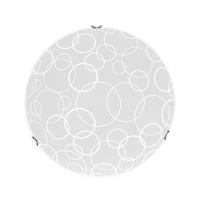SPOT Light Deckenleuchte 4244002 weiß Chrom Glas Metall H/D: ca. 11x40 cm E27 2 Brennstellen Arizona - weiß/Chrom (40,00/11,00cm) - SPOT Light