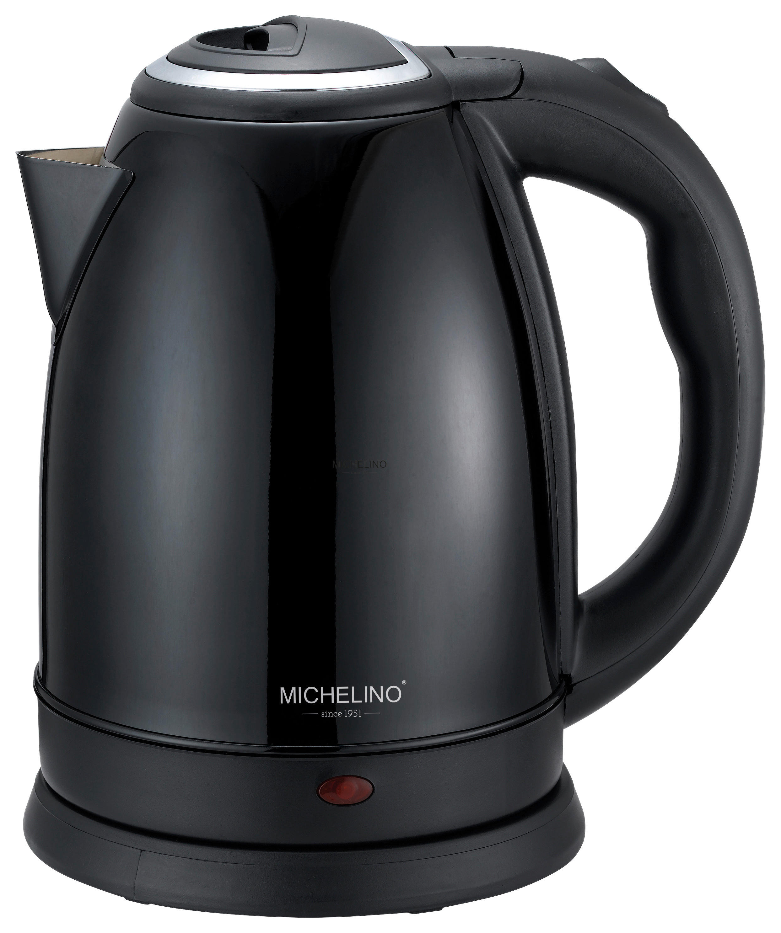 MICHELINO Edelstahl-Wasserkocher 20802 schwarz Edelstahl B/H/T: ca. 23x25x17 cm ca. 1,8 l Wasserkocher_Edelstahl 20802 - schwarz (23,00/25,00/17,00cm) - MICHELINO