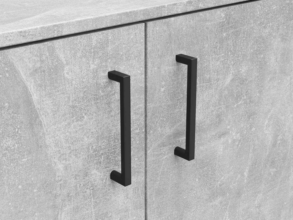Kommode Multi-Stauraum Typ 25 Beton Optik B/H/T: ca. 80x83x52 cm Multi-Stauraum Typ 25 - Beton (80,00/83,00/52,00cm)