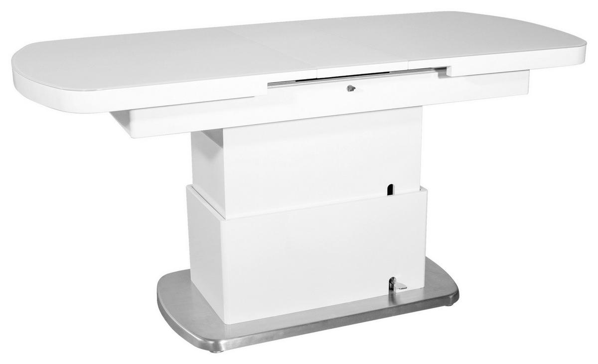 Couchtisch Levi weiß MDF B/H/T: ca. 135x50x75 cm Levi - weiß (135,00/50,00/75,00cm)