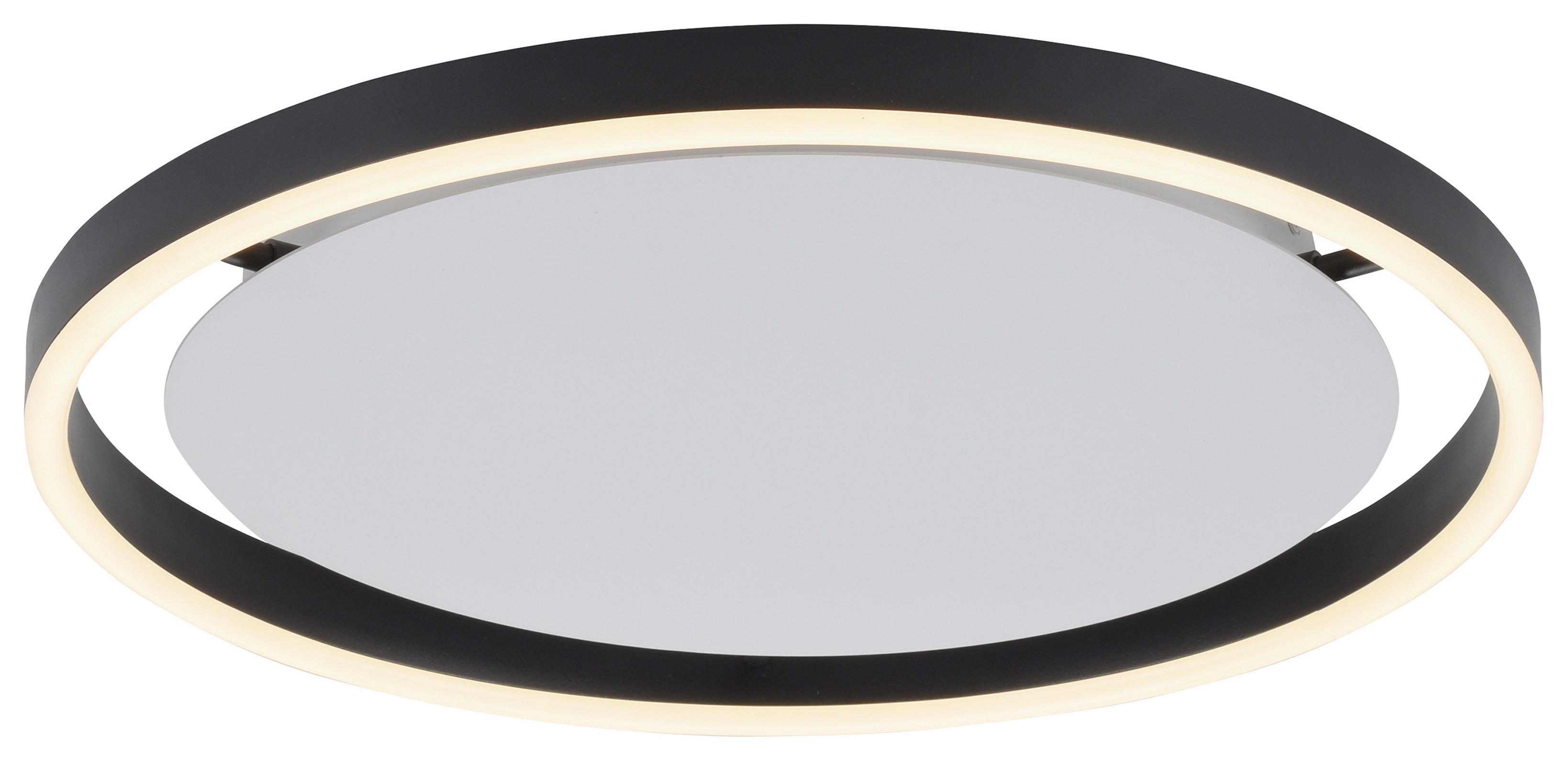 Just Light LED-Deckenleuchte RITUS 15391-13 weiß anthrazit Metall H/D: ca. 5,3x39,3 cm 1 Brennstellen RITUS - weiß/anthrazit (39,30/5,30cm) - Just Light