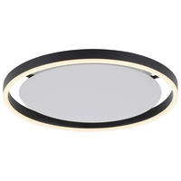 Just Light LED-Deckenleuchte RITUS 15391-13 weiß anthrazit Metall H/D: ca. 5,3x39,3 cm 1 Brennstellen RITUS - weiß/anthrazit (39,30/5,30cm) - Just Light