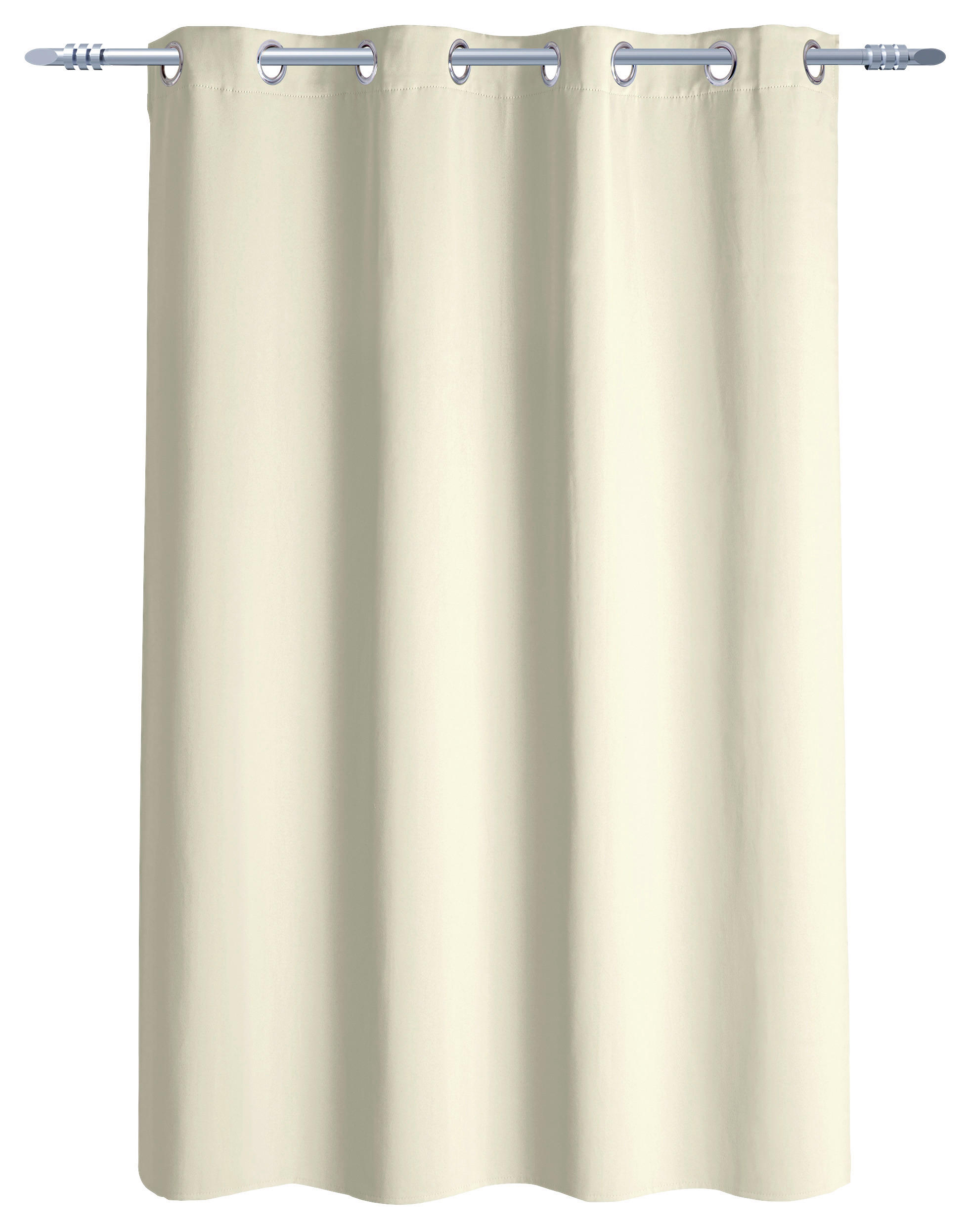 Ösenvorhang Verona wollweiß B/L: ca. 140x145 cm Verona - wollweiß (140,00/145,00cm)