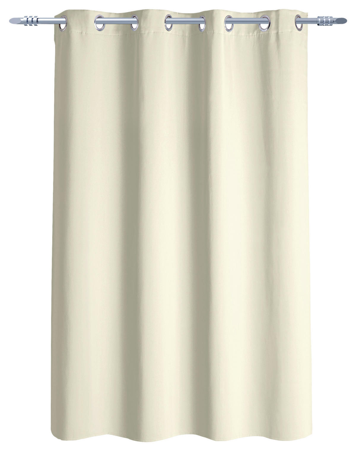 Ösenvorhang Verona wollweiß B/L: ca. 140x145 cm Verona - wollweiß (140,00/145,00cm)