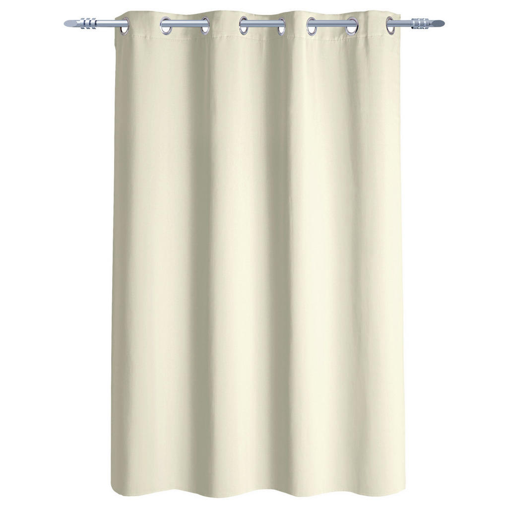 Thumbnail - Ösenvorhang Verona wollweiß B/L: ca. 140x145 cm