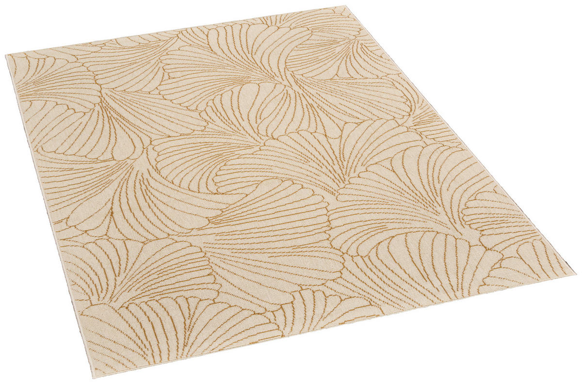 Webteppich Luxus beige B/L: ca. 160x230 cm Luxus - beige/gold (160,00/230,00cm)