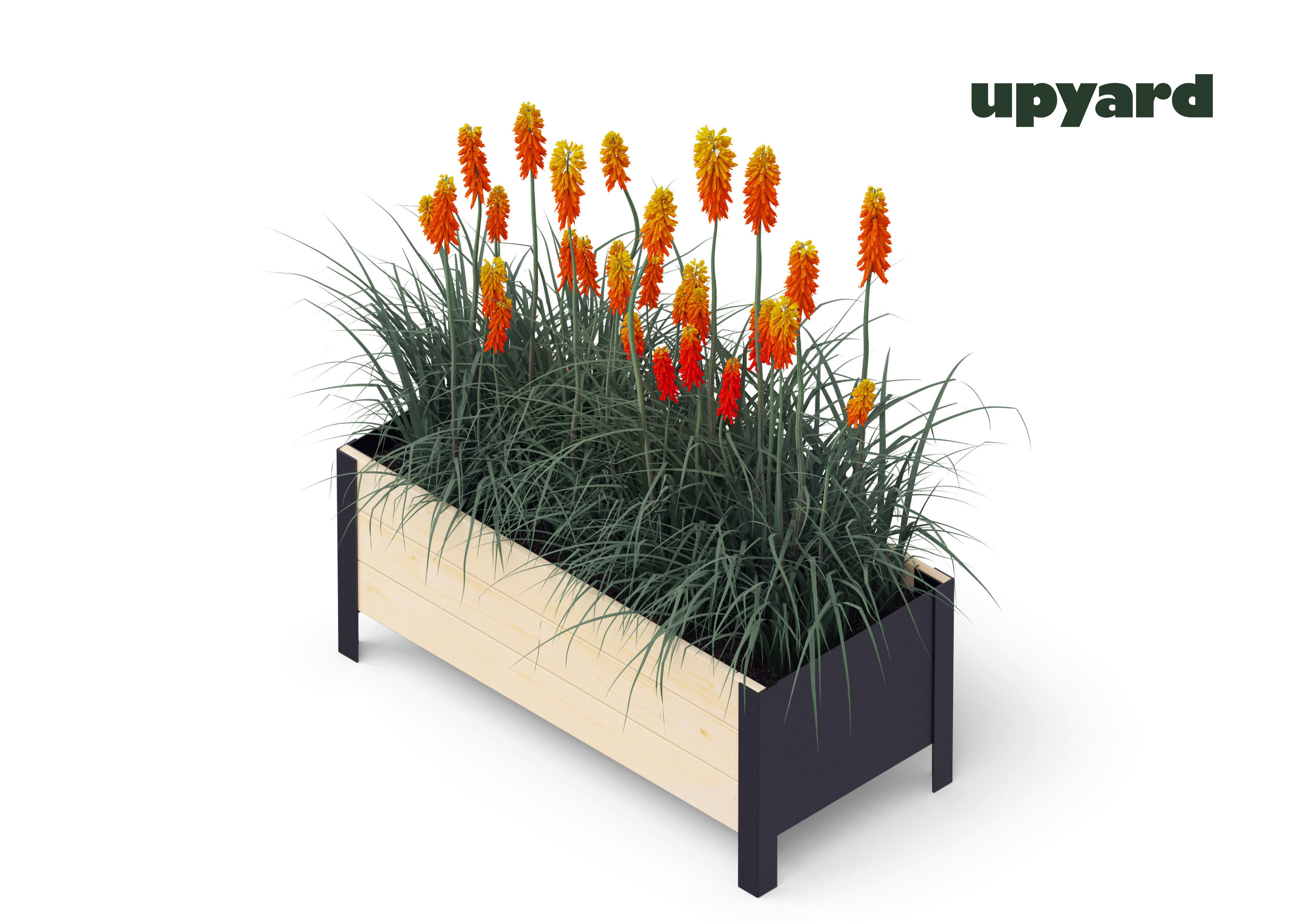UPYARD Hochbeet MODERN natur Holz B/H/L: ca. 36x32x78 cm MODERN - natur (78,00/36,00/32,00cm) - UPYARD