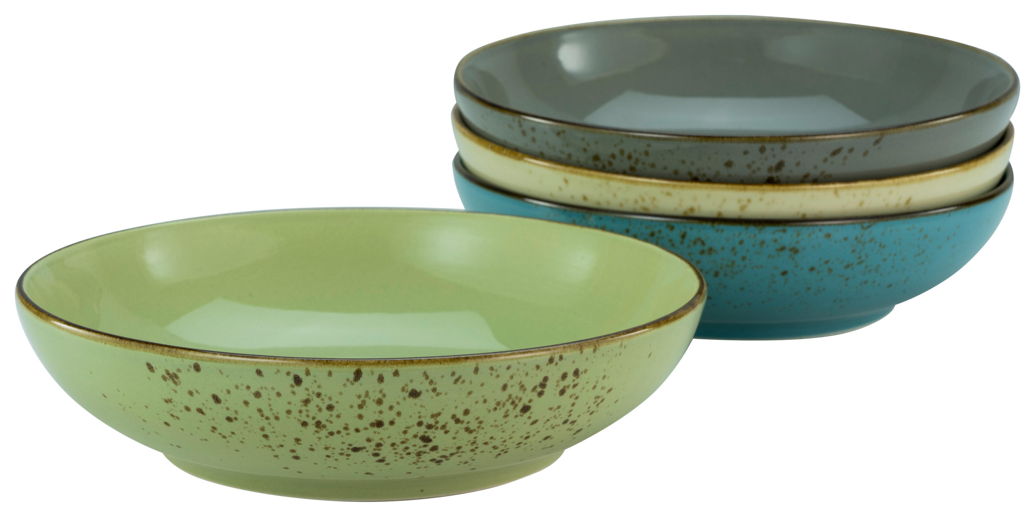 CreaTable Poke Bowl Nature Colle Poke multicolor Keramik 4 tlg.