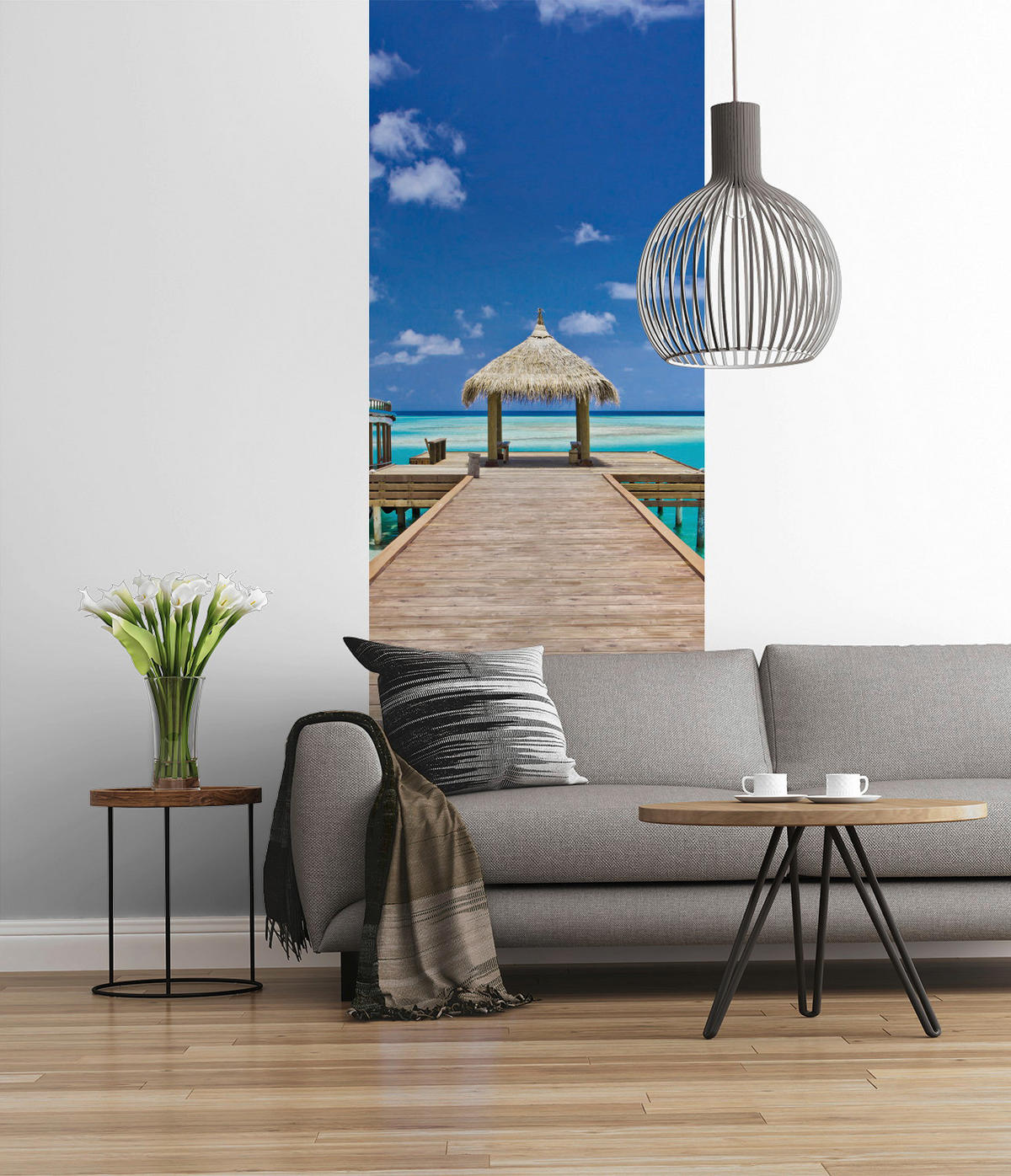 Komar Fototapete Beach Resort B/L: ca. 100x280 cm Beach Resort - (100,00/280,00cm) - Komar
