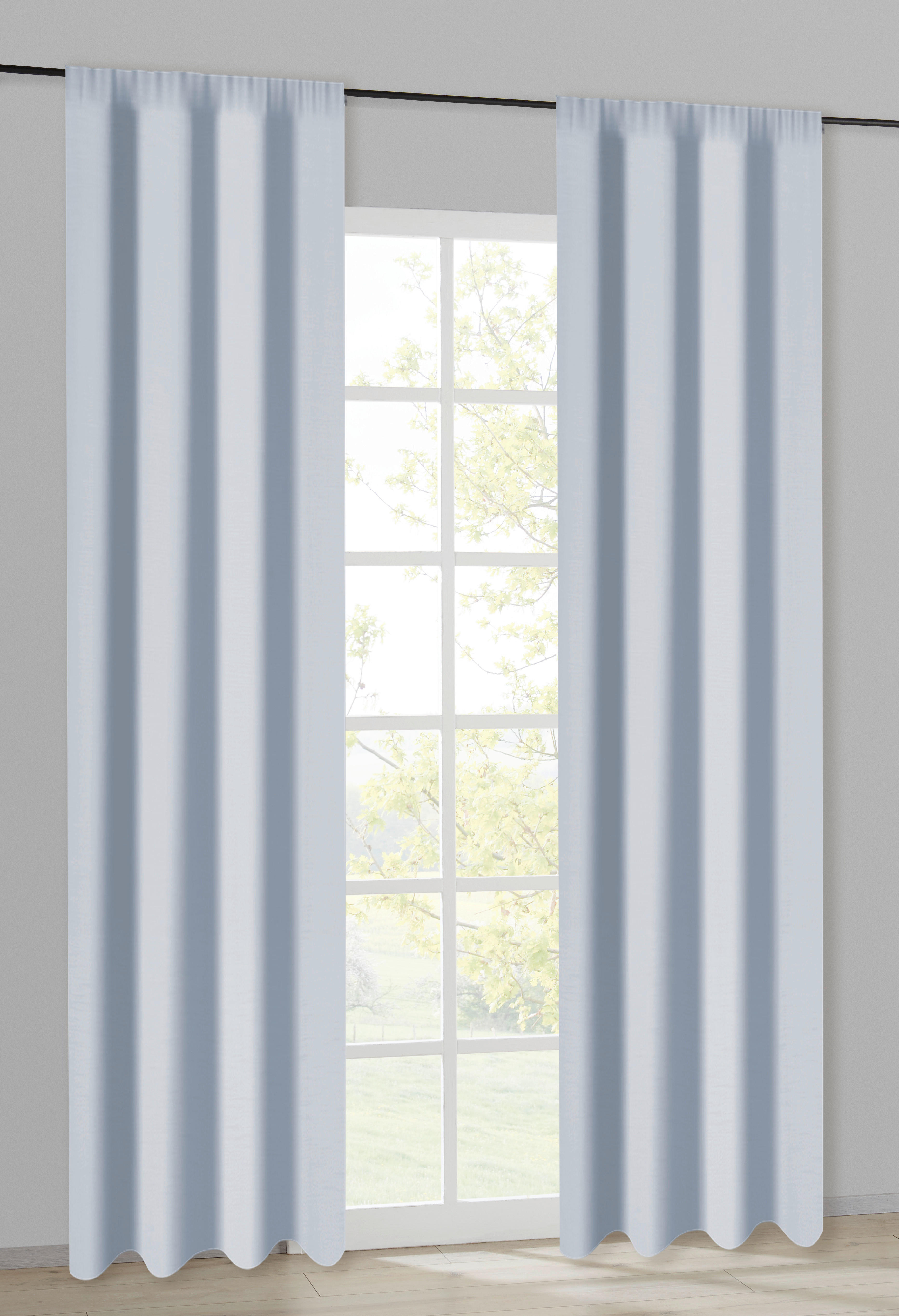 Kombivorhang Jule grau B/L: ca. 140x245 cm Jule - grau (140,00/245,00cm)