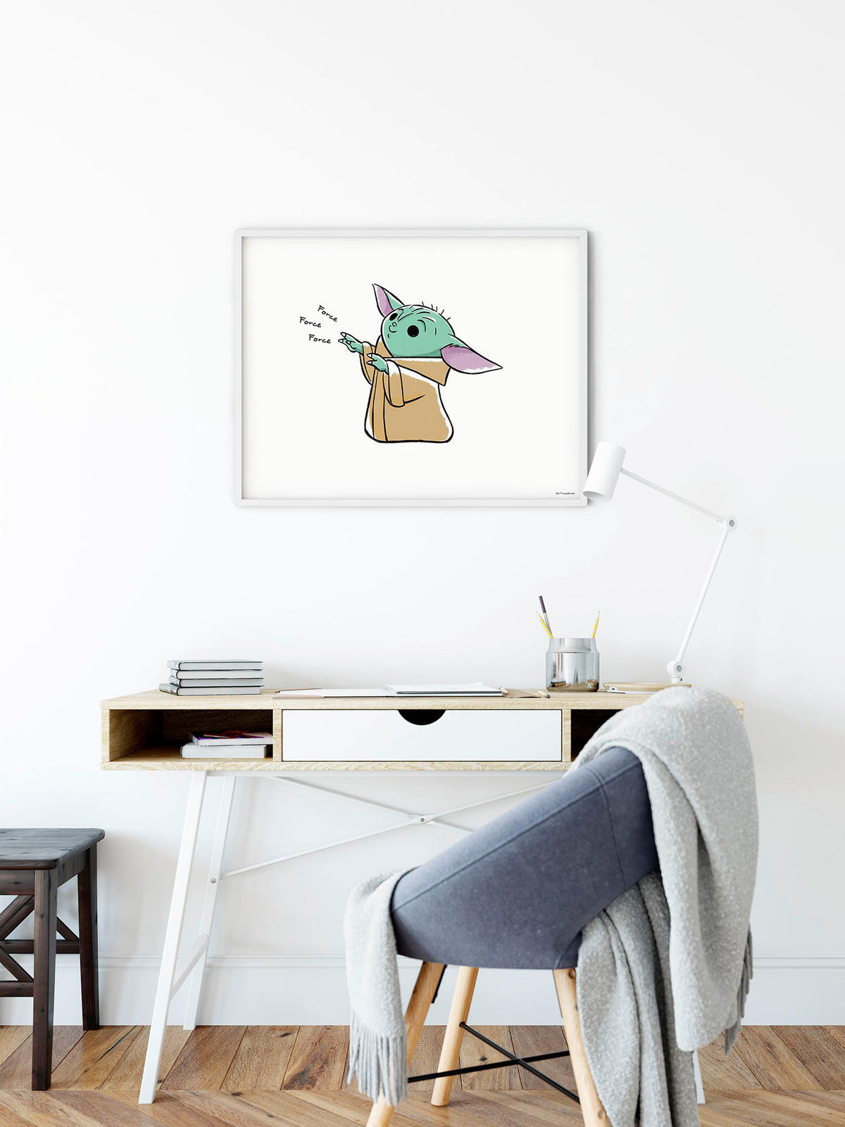Komar Poster Mandalorian The Child Sweet Force Disney B/L: ca. 40x30 cm Mandalorian The Child Sweet Force - (40,00/30,00cm) - Komar