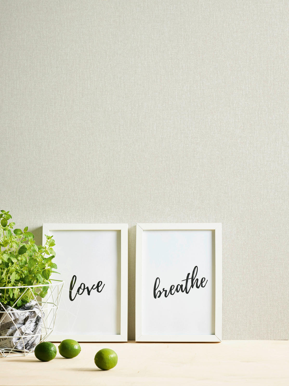 Livingwalls Vliestapete Hygge Uni creme B/L: ca. 53x1005 cm Hygge - creme (53,00/1005,00cm) - Livingwalls