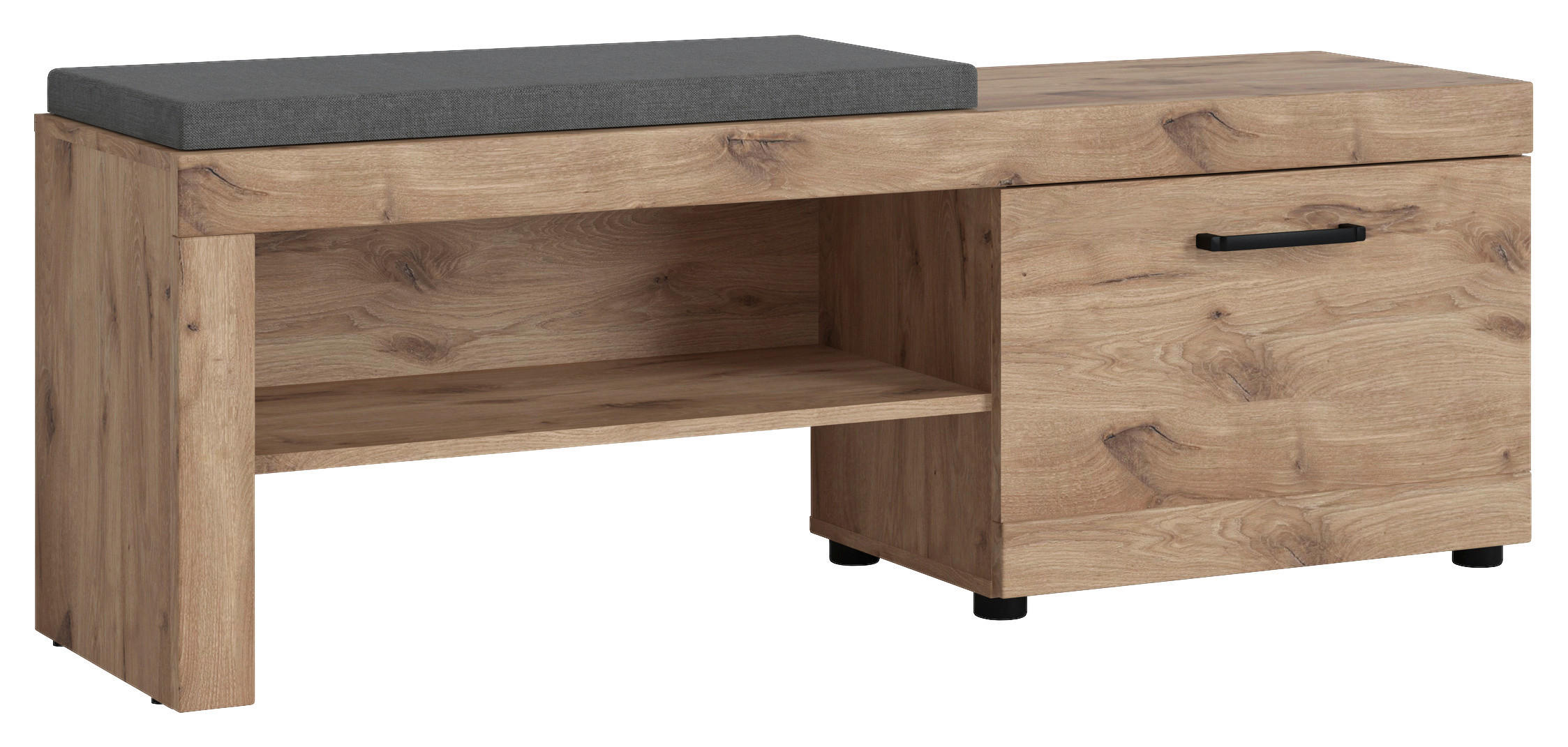 Sitzbank Roxy Eiche Viking Nachbildung B/H/T: ca. 139x52x38 cm Roxy - (139,00/52,00/38,00cm)