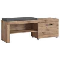 Sitzbank Roxy Eiche Viking Nachbildung B/H/T: ca. 139x52x38 cm Roxy - (139,00/52,00/38,00cm)