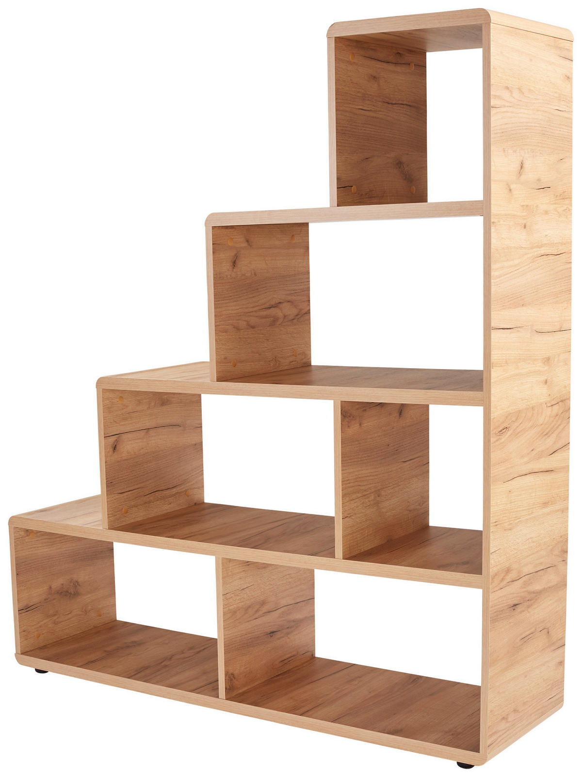Stufenregal Fontana Eiche Kraft Nachbildung B/H/T: ca. 139x148x35 cm Fontana - (139,00/148,00/35,00cm)