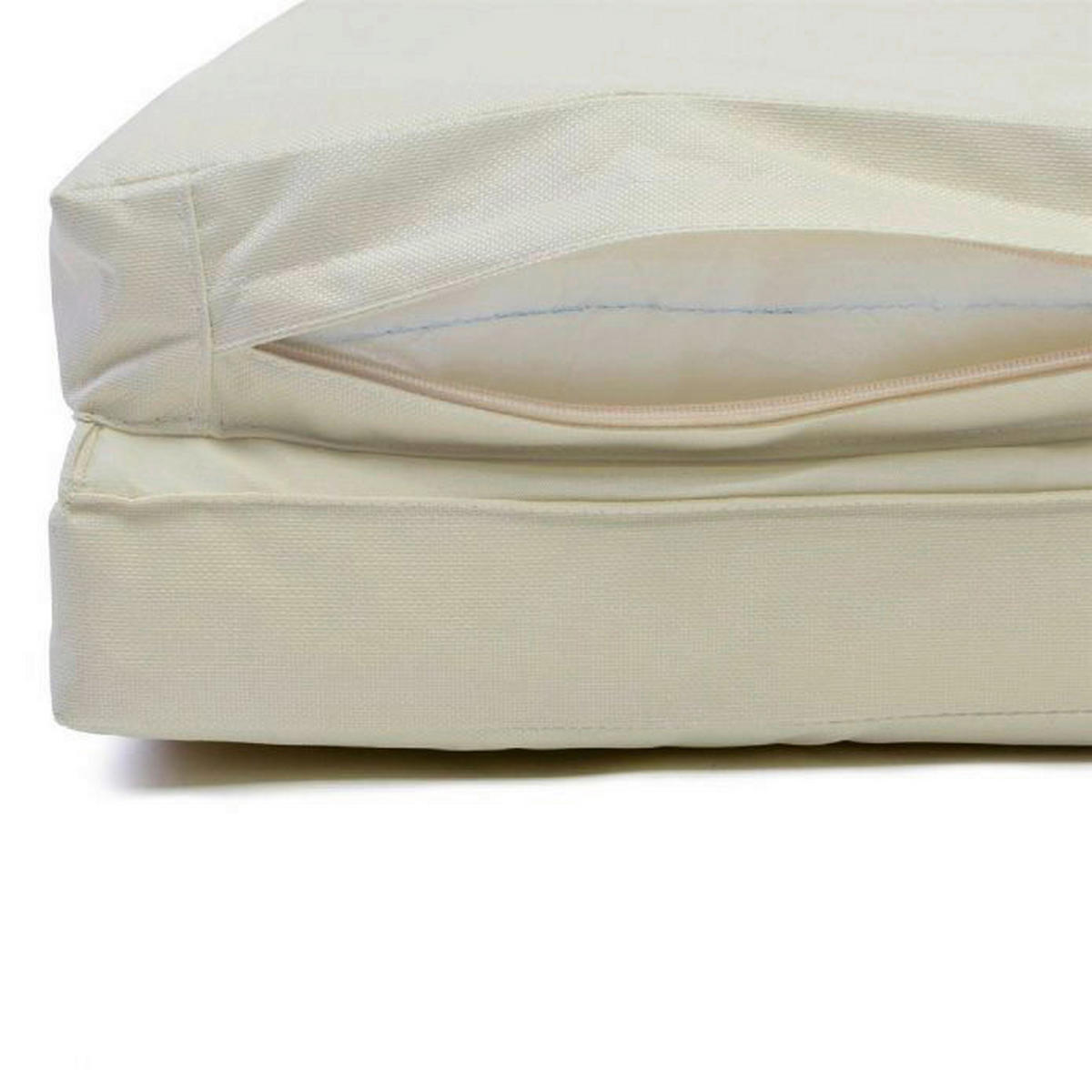 VCM Liegenauflage 2er Set creme Polyester B/L: ca. 58x188 cm 2er Set - creme (58,00/188,00cm) - VCM