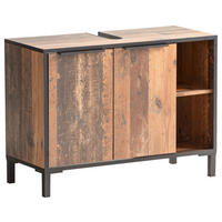 Waschbeckenunterschrank Jaap Old Wood dunkel Nachbildung B/H/T: ca. 79,8x49,3x33 cm Jaap - (79,80/49,30/33,00cm) - Möbelpartner