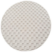 Ayyildiz Kurzflorteppich HELIX creme B/H/L: ca. 160x0,7x160 cm HELIX - creme (160,00/160,00/0,70cm) - Ayyildiz