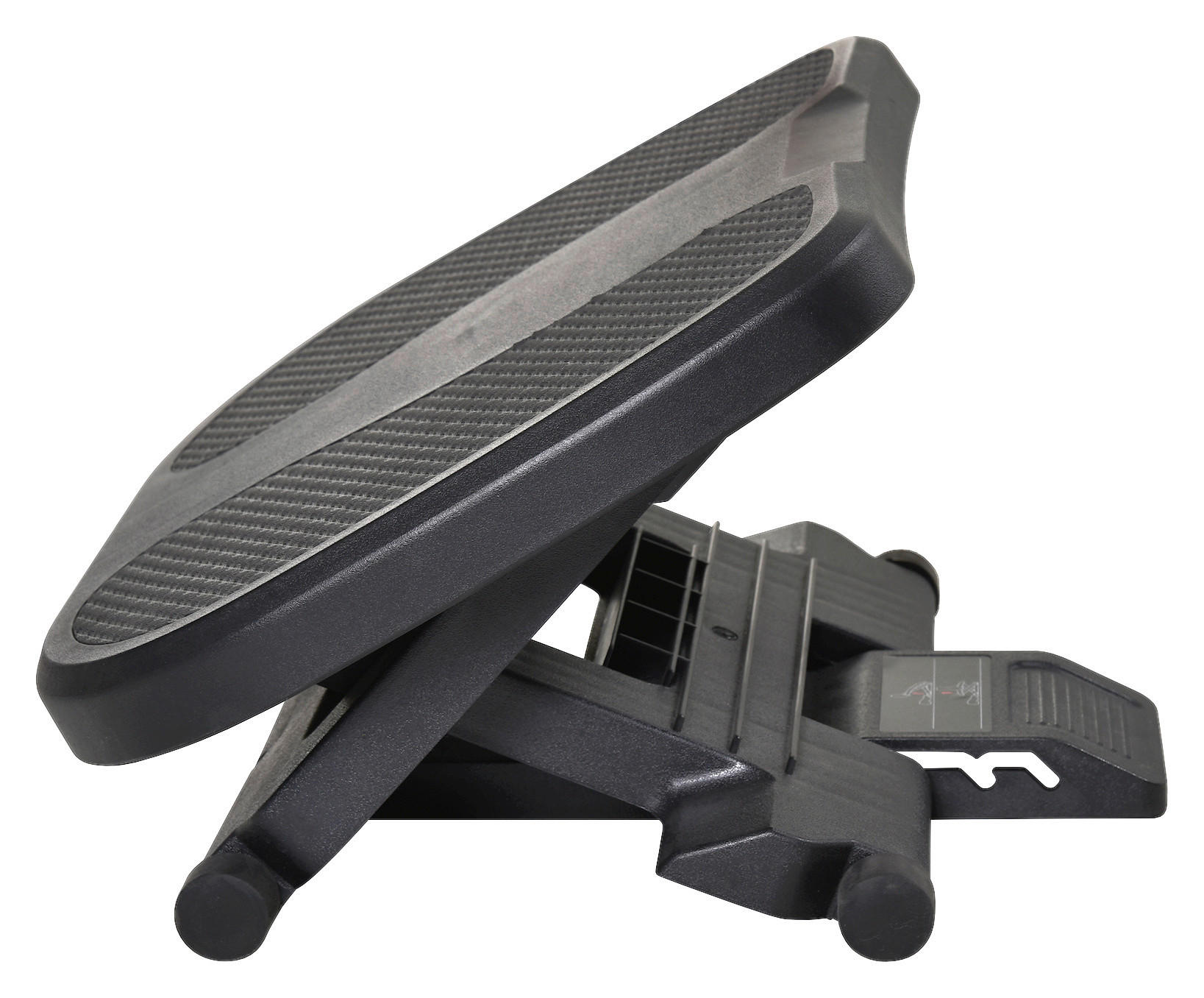 HOMCOM Fußstütze verstellbar schwarz Fußstütze verstellbar - schwarz (45,00/34,00/17,00cm) - HOMCOM