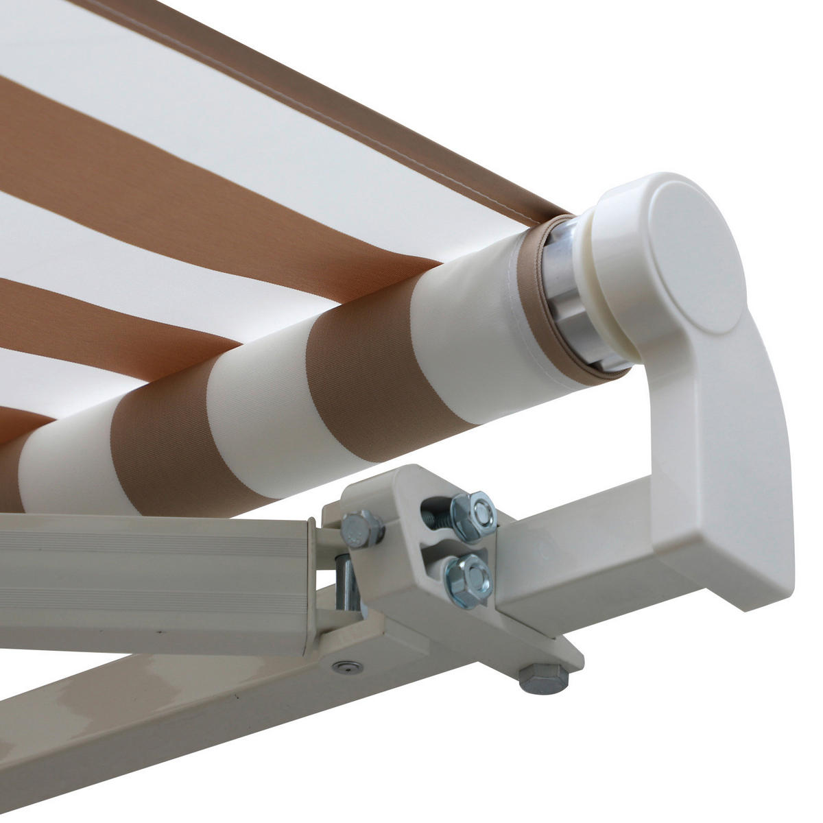 Outsunny Markise beige Markise - beige/weiß - Outsunny