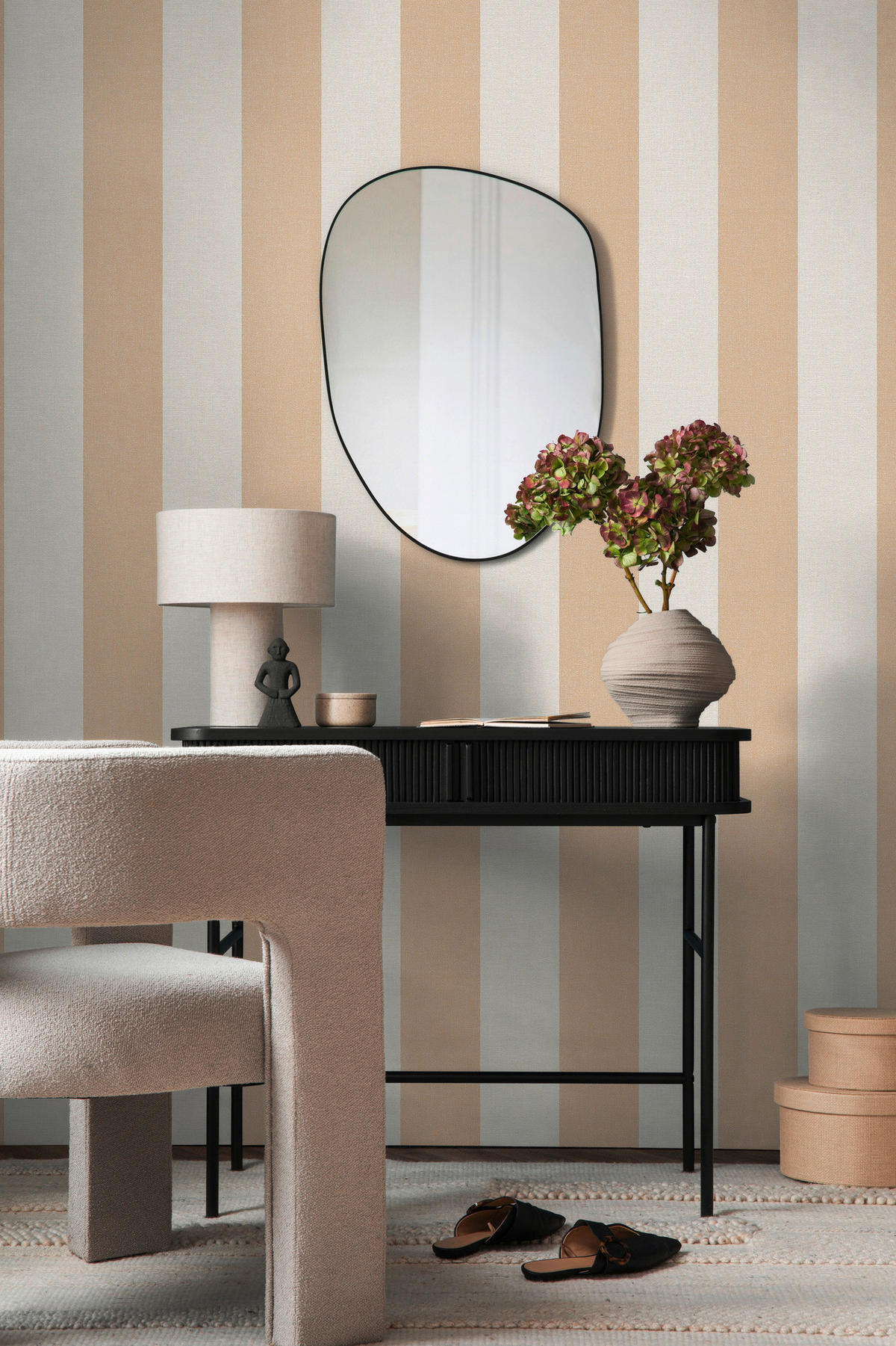 A.S.Creation Vliestapete creme weiß B/H/D: ca. 53x1005x9,8 cm Vliestapete - weiß/creme (9,80/1005,00cm) - A.S.Creation