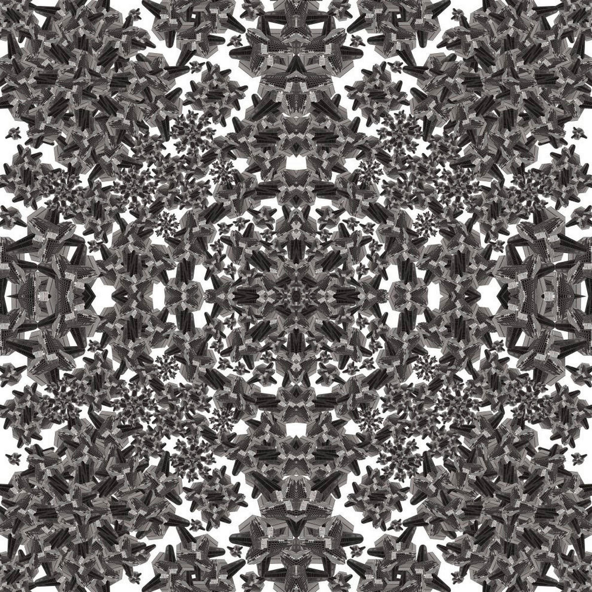 Komar Fototapete Urban Structure B/L: ca. 250x250 cm Urban Structure - (250,00/250,00cm) - Komar