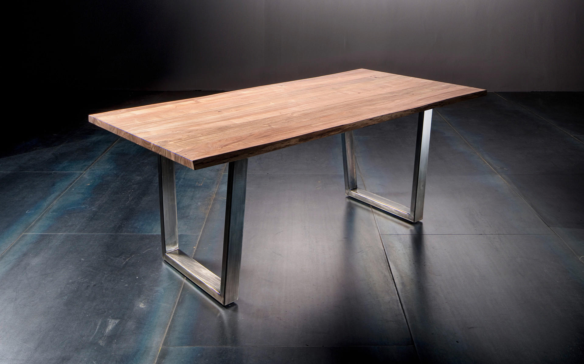 Esstisch Calabria Akazie lackiert B/H/T: ca. 180x78x100 cm Calabria - Akazie/schwarz (180,00/78,00/100,00cm)