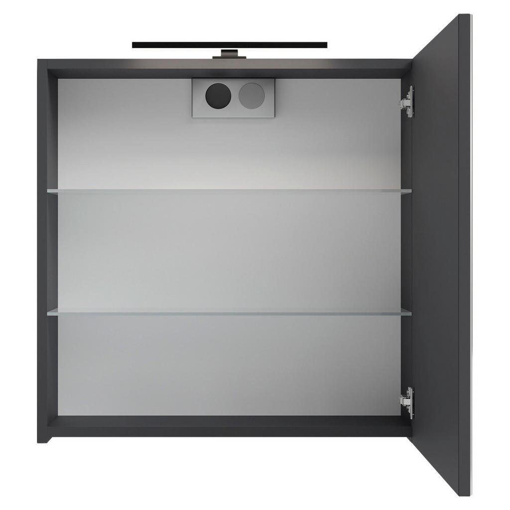 Thumbnail - Spiegelschrank SPREE anthrazit B/H/T: ca. 60x60x15 cm