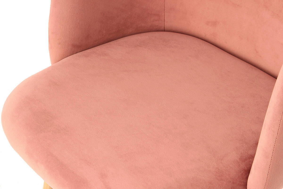 Stuhl Celina 100 2er rosa Microfaser B/H/T: ca. 54x84x56 cm Celina 100 2er - Eiche/rosa (54,00/84,00/56,00cm) - 360 Living